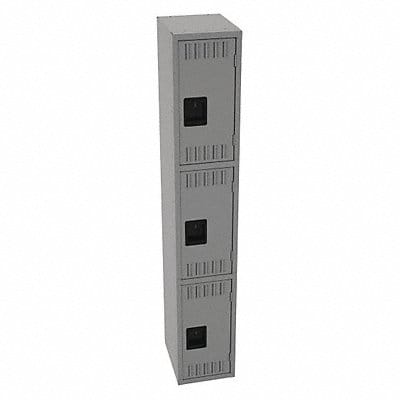 K4153 Lckr 3x1Lckr Md Gray 72 x12 x15 Assm