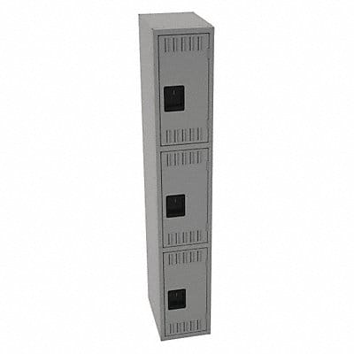 K4154 Lckr 3x1Lckr Md Gray 72 x12 x18 Assm