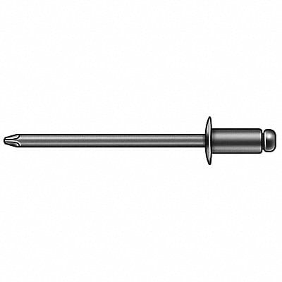 Blind Rivet 1.534 L 0.122 dia PK500