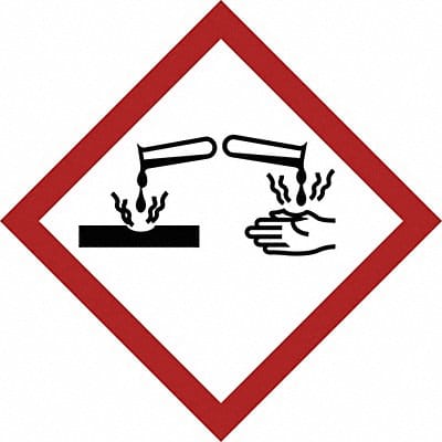 GHS Label 2 H 2 W PK4