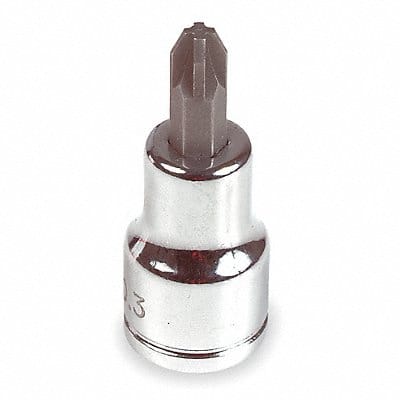 Socket Bit Steel 3/8 in TpSz #3