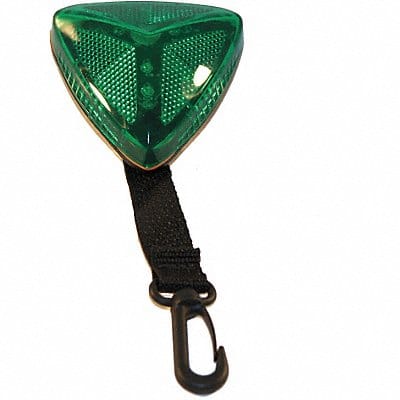 Warning Light Green LED 2 AA Batteries