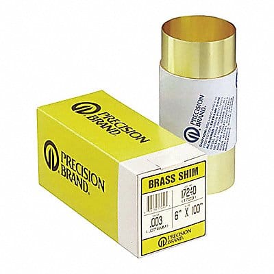 Shim Stock 6 W 100 L 0.031 Thk