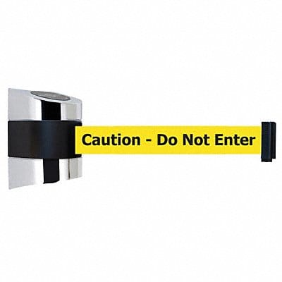 D0115 Belt Barrier Chrome Belt Color Yellow