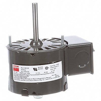 Motor 1/40 HP 1550 rpm 3.3 115V
