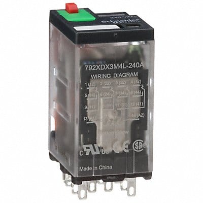 J2423 Gen Purpose Relay 14 Pin Square 240VAC