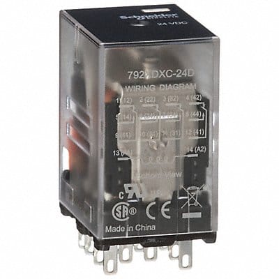 J2424 Gen Purpose Relay 14 Pin Square 24VDC
