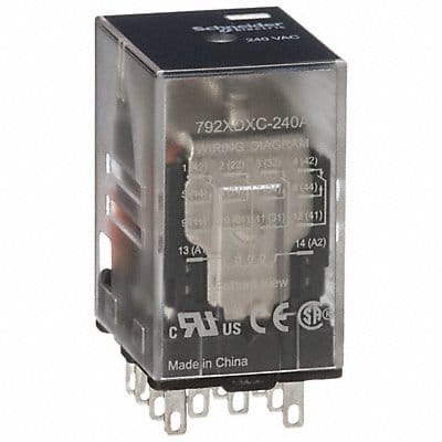 J2424 Gen Purpose Relay 14 Pin Square 240VAC