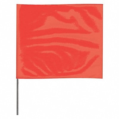 Marking Flag 15 Glo Red PVC PK100 Marking Flag 15 Glo Red PVC PK100