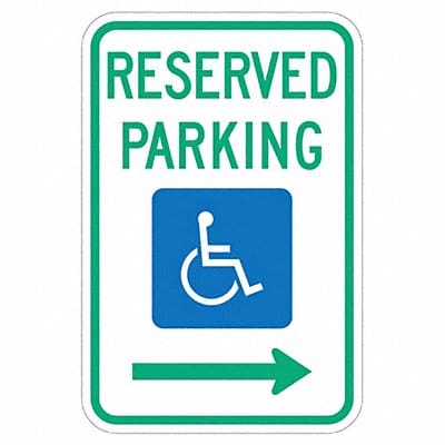 Reserved Parking Parking Sign 18 x 12