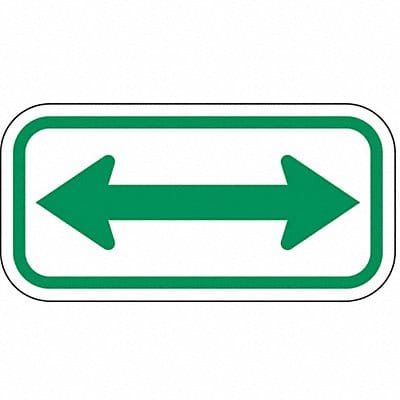 Arrow Supplemental Parking Sign 6 x 12