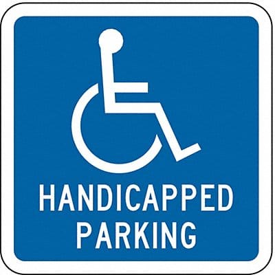 Handicapped Parking Sign 12 x 12