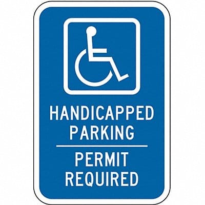 Handicapped Parking Sign 18 x 12