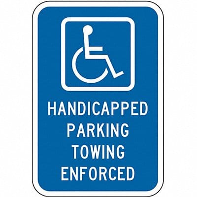 ADA Handicapped Parking Sign 18 x 12