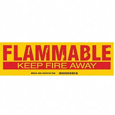 Label 3 1/2 in x 12 in Polyester