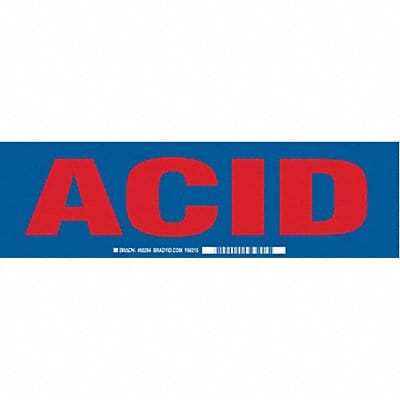 Label 3 1/2 in x 12 in Polyester