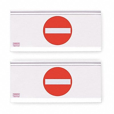 Double Sided No Entry Gate Signage