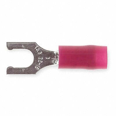 Fork Terminal Tin Copper Red PK100