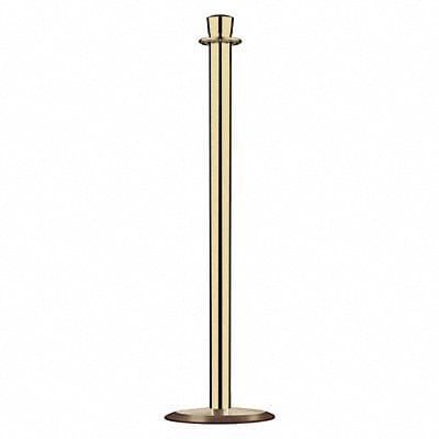 Urn Top Rope Post Satin Brass
