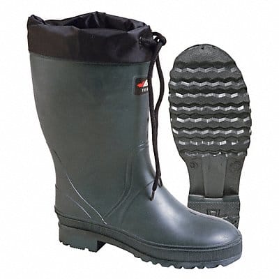 E7851 Rubber Boot Women s 5 Mid-Calf Green PR