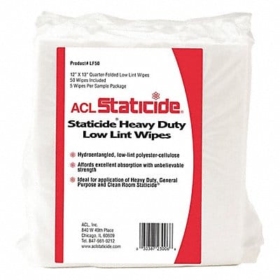 Dry Wipe 12 x 13 White