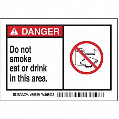 Label 3 1/2 inx5 in Polyester PK5