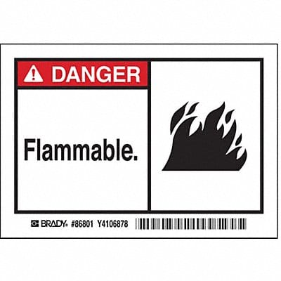 Label 3 1/2 inx5 in Polyester PK5