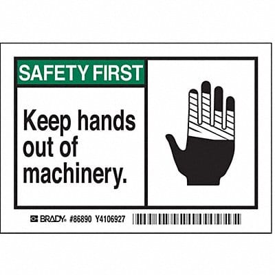 Label 3 1/2 inx5 in Polyester PK5