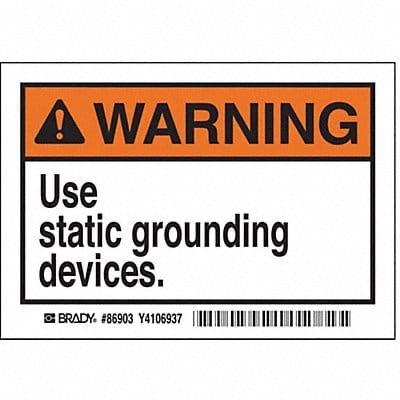 Label 3 1/2 inx5 in Polyester PK5