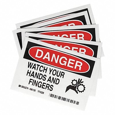Label 3 1/2 inx5 in Polyester PK5