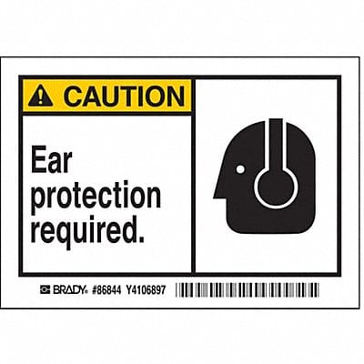 Label 3 1/2 inx5 in Polyester PK5