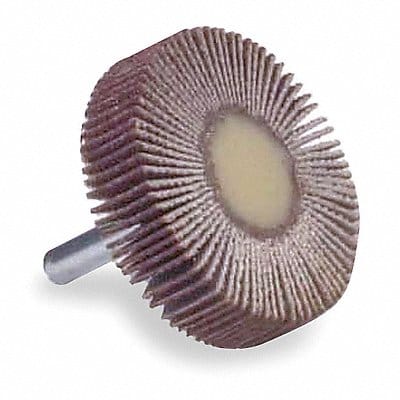 Flap Wheel 2 in Dia 1 in W P80 Grit
