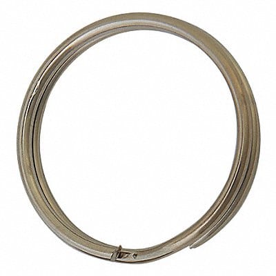 Split Key Ring 1-1/2 in Tempered Steel