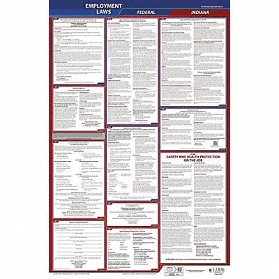 LaborLaw Poster Fed/STA IN ENG 40Wx26inH