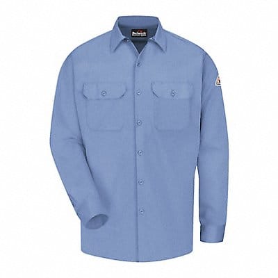FR Long Sleeve Shirt Button Lt Blue 3XL