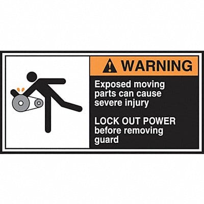 CEMA Label 2 1/2 in x 5 in Vinyl PK5