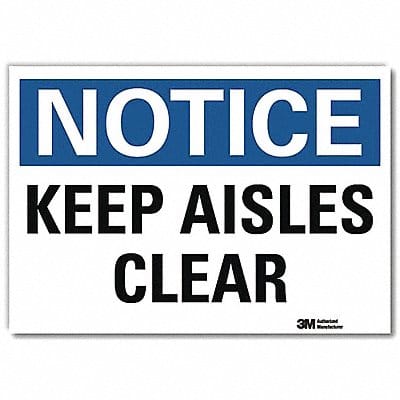 Notice Sign 10x14in Reflective Sheeting