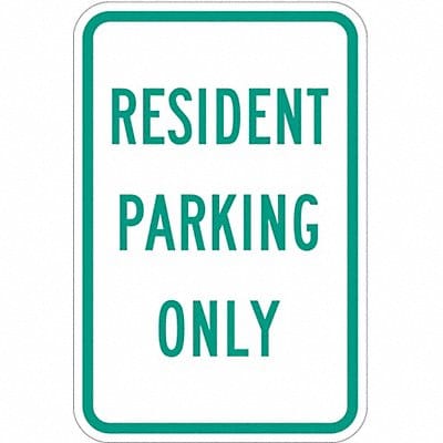 Resident Parking Sign 18 x 12