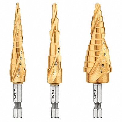 Impact Step Drill Bit Set 1/8-7/8 3 pc.