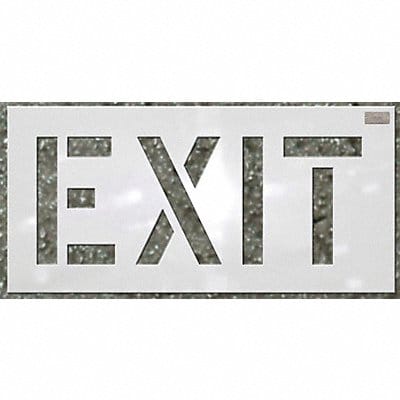 Stencil Exit 24 x 12 In.