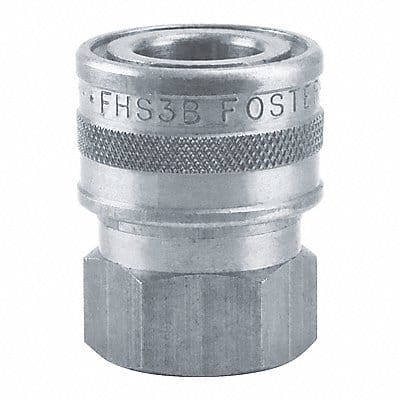 Socket Strght Thru Snap-Tite Brass 1/4