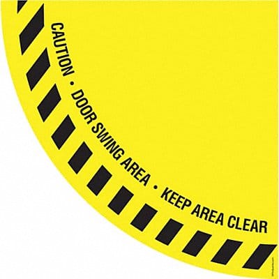 Floor Sign 33 x 33 Door Swing