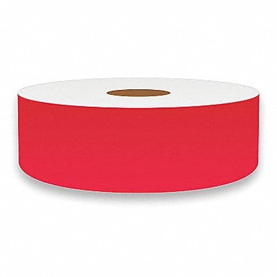 Label Tape Red 1in W For Mfr No VnM4