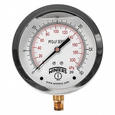 J1383 Gauge Pressure 4in. 0 to 30 psi
