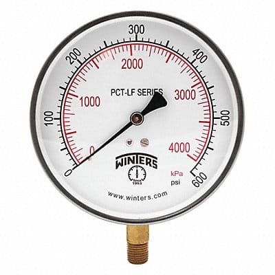Gauge Pressure 4-1/2in. 0 to 600 psi