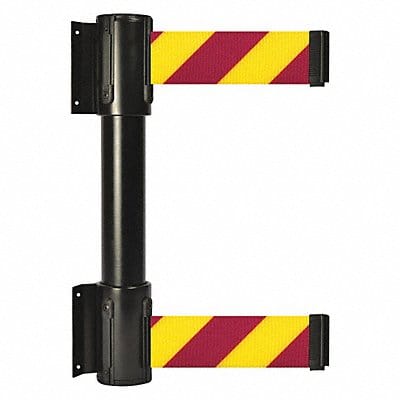 Belt Barrier 13 ft Magenta/Yellow Diag