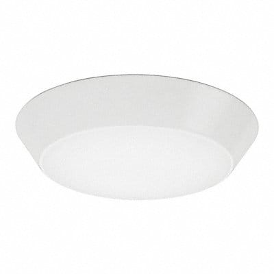 Rnd LED Mount 13in 3000K 1898lm Wht Alum