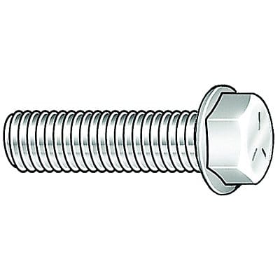 Flange Bolts Fastener L 35 mm PK25