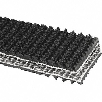 Conveyor Belt Intrwvn 120 PVC Blk 18InW