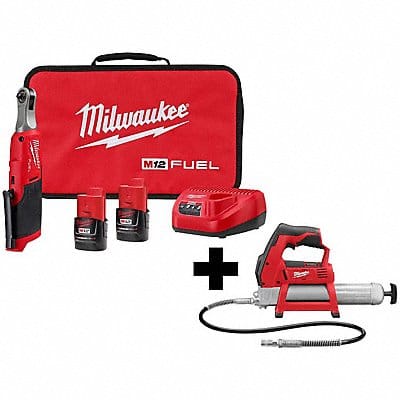 M12 FUEL 1/4 HS Ratchet M12 Grease Gun